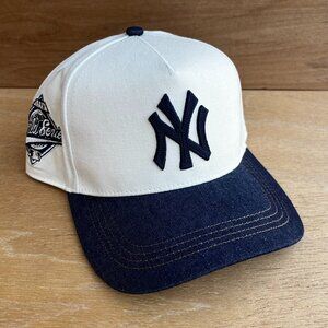 MITCHELL & NESS NEW YORK YANKEES MLB 1996 WORLD SERIES DENIM BILL HAT NEW